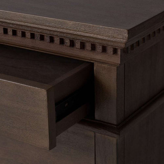 Safavieh - Allisyn 3 Drawer Wd Nightstand - Light Brown - SFV7706B veiw 2