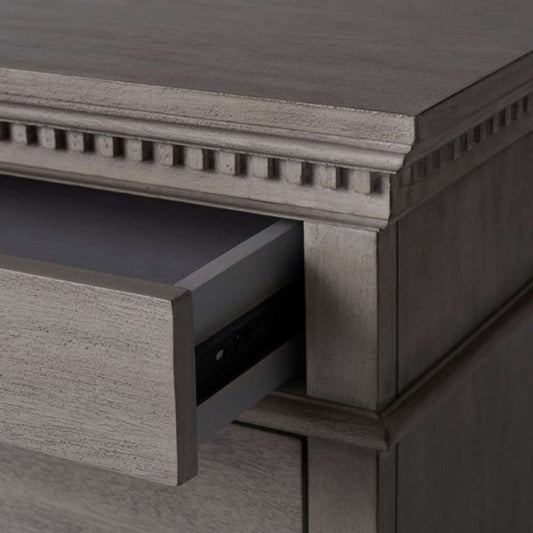 Safavieh - Allisyn 3 Drawer Wd Nightstand - Light Grey - SFV7706C veiw 2