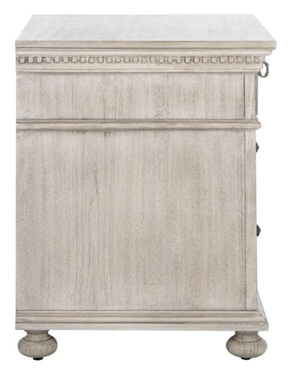 Safavieh - Allisyn 3 Drawer Wd Nightstand - Light Grey - SFV7706C veiw 5
