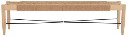 Safavieh - Arcana Jute Bench - Natural - Light Natural - BCH1002A veiw 1