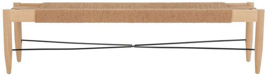 Safavieh - Arcana Jute Bench - Natural - Light Natural - BCH1002A veiw 1