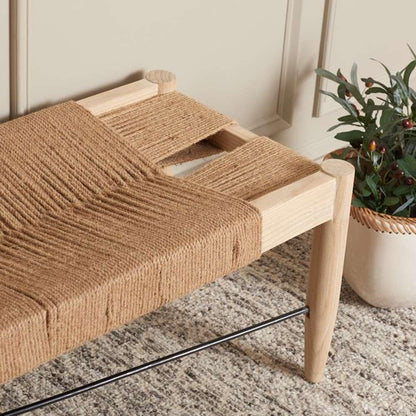 Safavieh - Arcana Jute Bench - Natural - Light Natural - BCH1002A veiw 2
