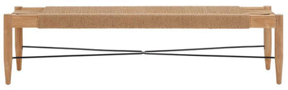 Safavieh - Arcana Jute Bench - Natural - Natural - BCH1002B veiw 1