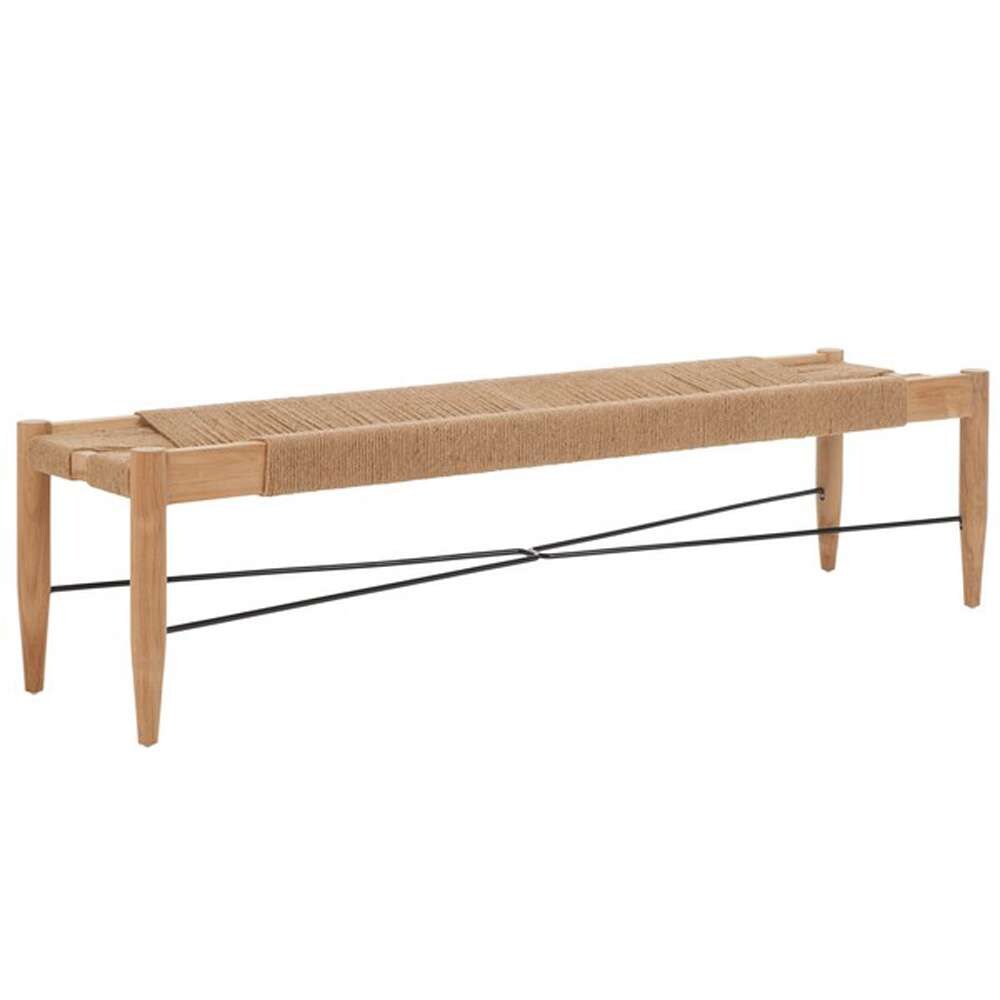 Safavieh - Arcana Jute Bench - Natural - Natural - BCH1002B veiw 4