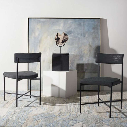 Safavieh - Archer Dining Chair - Black  (Set of 2) - DCH3004C-SET2 veiw 2