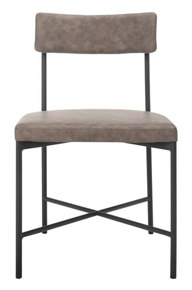 Safavieh - Archer Dining Chair - Grey - Black  (Set of 2) - DCH3004B-SET2 veiw 1