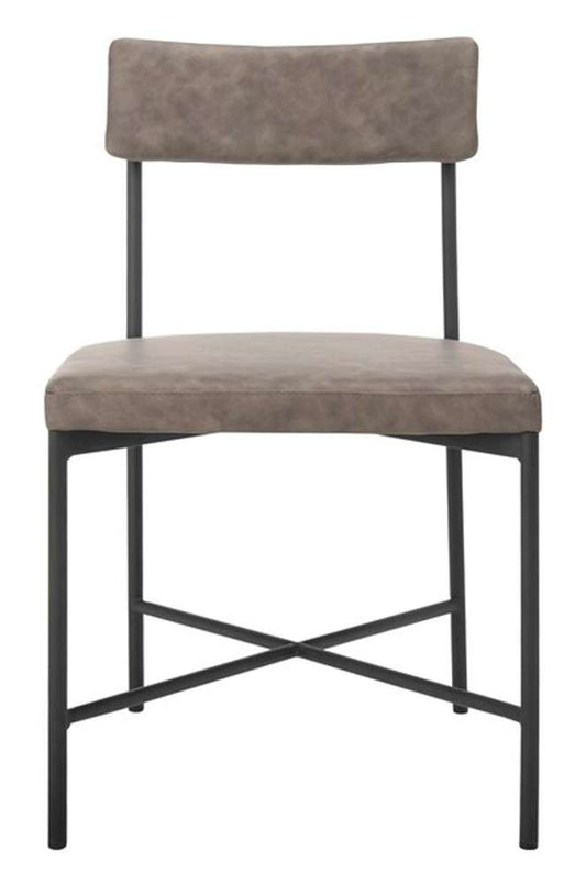 Safavieh - Archer Dining Chair - Grey - Black  (Set of 2) - DCH3004B-SET2 veiw 1