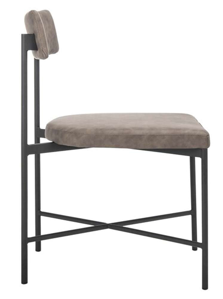 Safavieh - Archer Dining Chair - Grey - Black  (Set of 2) - DCH3004B-SET2 veiw 4