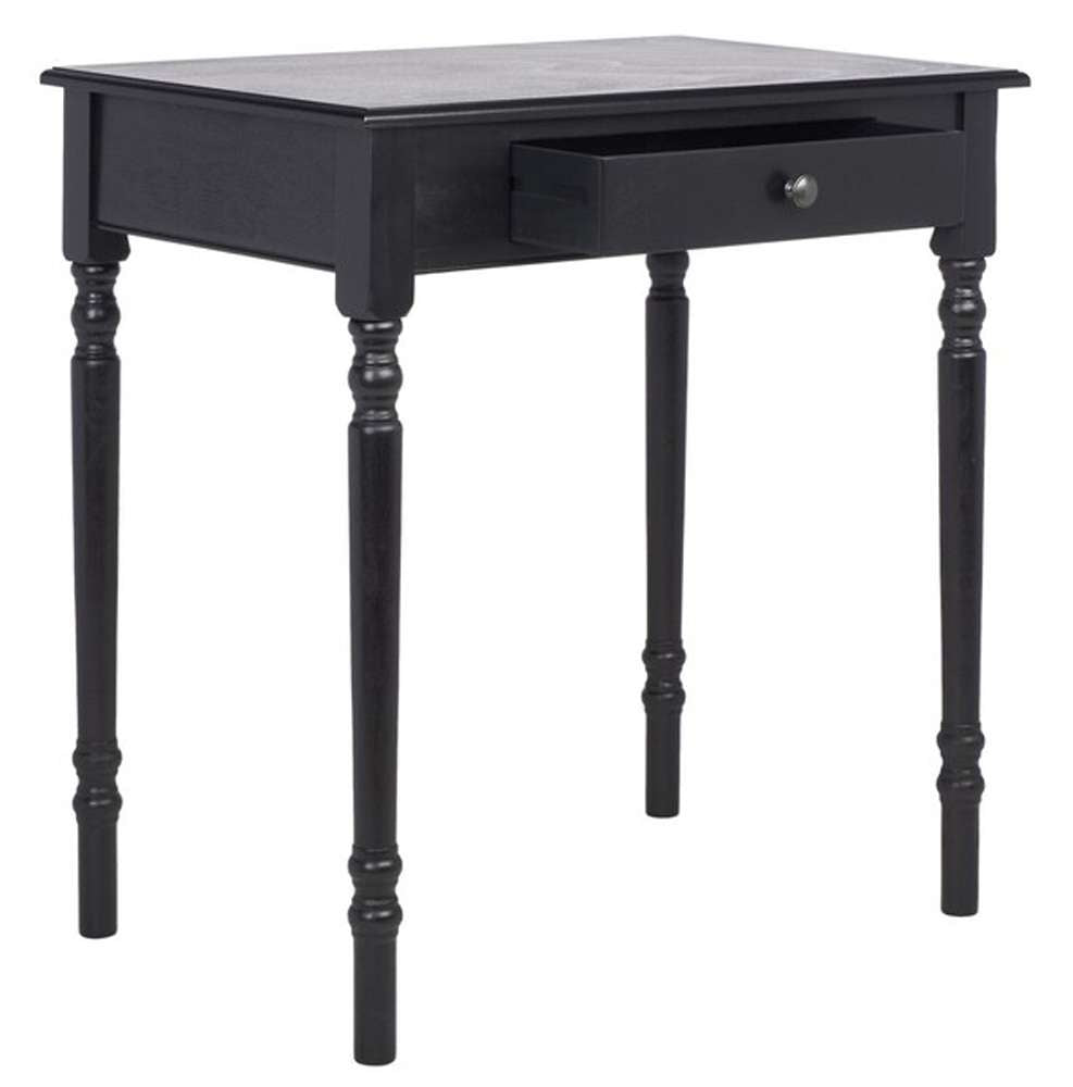 Safavieh - Arina 1 Drawer Desk - Black - DSK5710C veiw 3