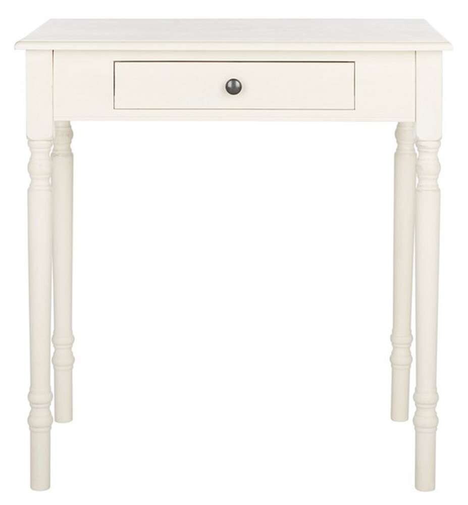 Safavieh - Arina 1 Drawer Desk - Distrssed White - DSK5710A veiw 1