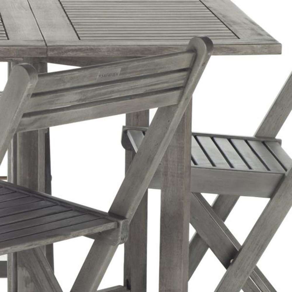 Safavieh - Arvin Table/Chair Set - Grey - PAT7001B veiw 5