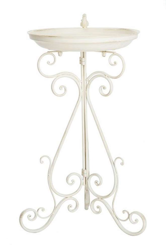 Safavieh - Ashlan Bird Bath - Pearl White  - PAT5024A veiw 1