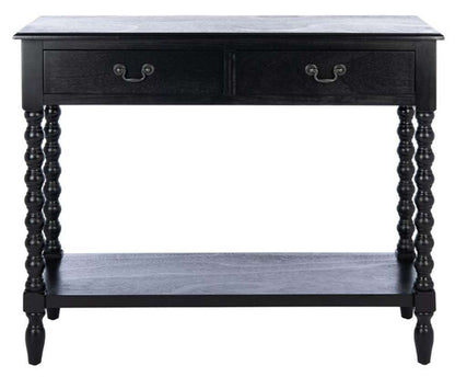 Safavieh - Athena 2 Drawer Console Table - Black - CNS5702B veiw 1