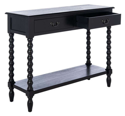 Safavieh - Athena 2 Drawer Console Table - Black - CNS5702B veiw 3