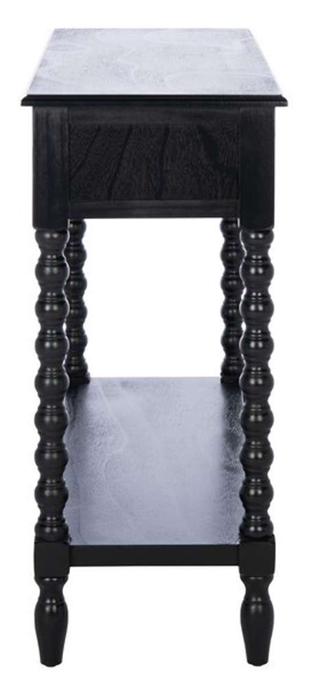 Safavieh - Athena 2 Drawer Console Table - Black - CNS5702B veiw 4
