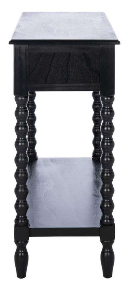 Safavieh - Athena 2 Drawer Console Table - Black - CNS5702B veiw 4