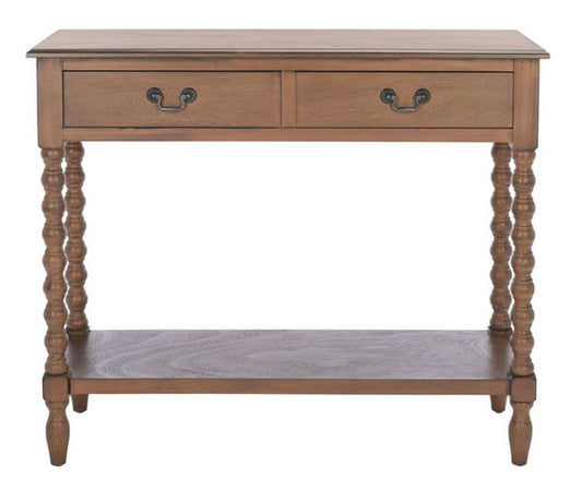 Safavieh - Athena 2 Drawer Console Table - Brown - CNS5702C veiw 1