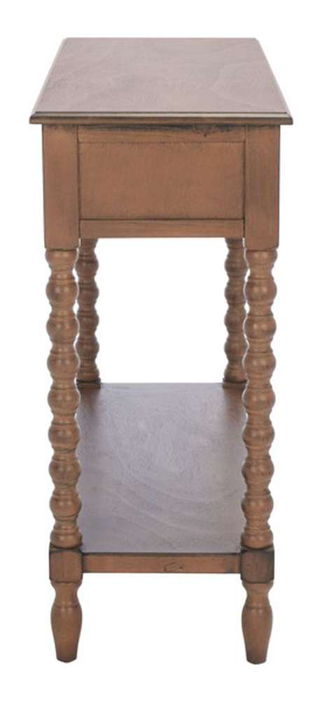 Safavieh - Athena 2 Drawer Console Table - Brown - CNS5702C veiw 3