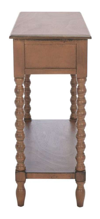 Safavieh - Athena 2 Drawer Console Table - Brown - CNS5702C veiw 3