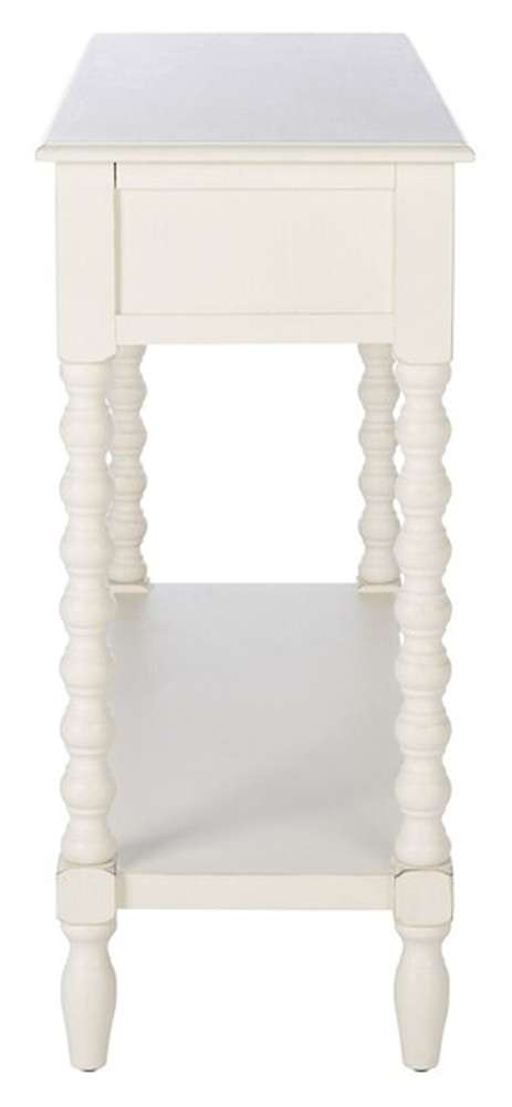 Safavieh - Athena 2 Drawer Console Table - Distressed White  - CNS5702A veiw 4