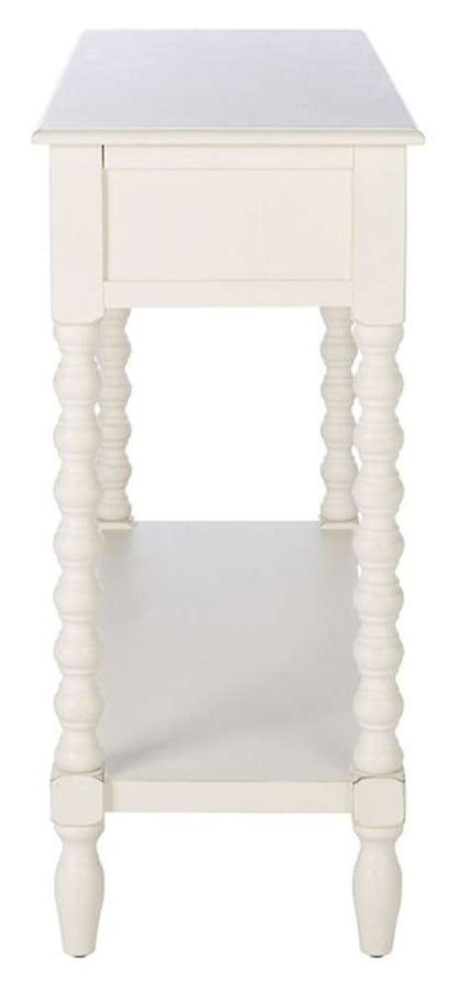 Safavieh - Athena 2 Drawer Console Table - Distressed White  - CNS5702A veiw 4