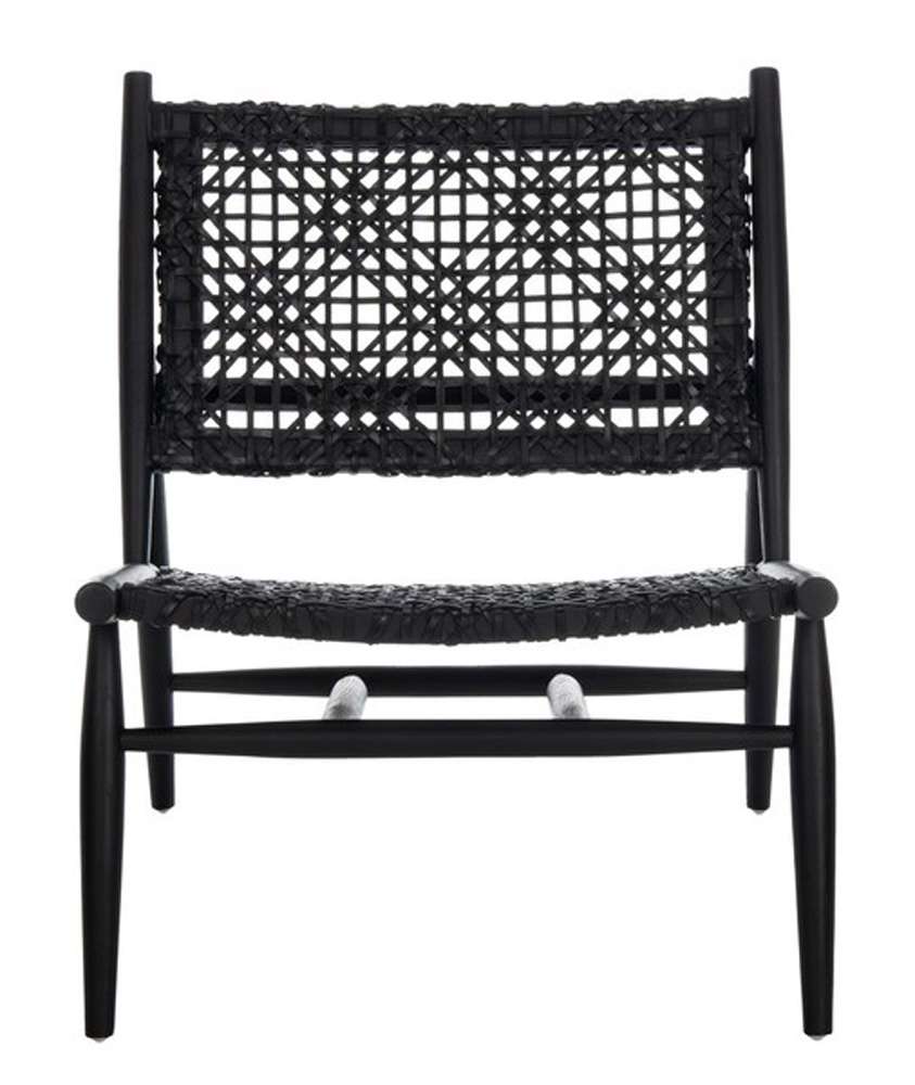 Safavieh - Bandelier Accent Chair - Black - Black - ACH1000B veiw 1