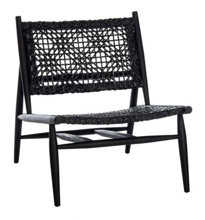 Safavieh - Bandelier Accent Chair - Black - Black - ACH1000B veiw 3