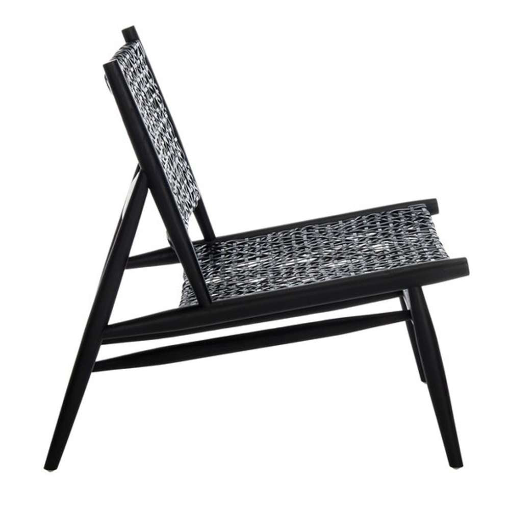 Safavieh - Bandelier Accent Chair - Black - Black - ACH1000B veiw 4
