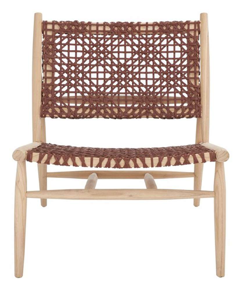 Safavieh - Bandelier Accent Chair - Cognac - Natural - ACH1000F veiw 1