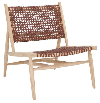 Safavieh - Bandelier Accent Chair - Cognac - Natural - ACH1000F veiw 3
