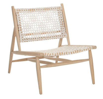Safavieh - Bandelier Accent Chair - Light Natural - White - ACH1000D veiw 2