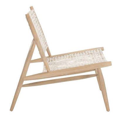 Safavieh - Bandelier Accent Chair - Light Natural - White - ACH1000D veiw 3