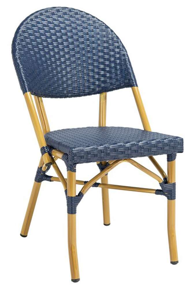 Safavieh - Barrow Side Chair - Navy  (Set of 2) - FOX5203D-SET2 veiw 4