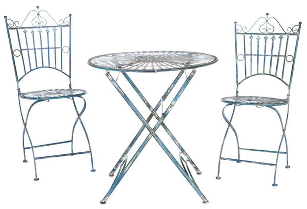 Safavieh - Belen Bistro Set - Mossy Blue  - PAT5020C veiw 1