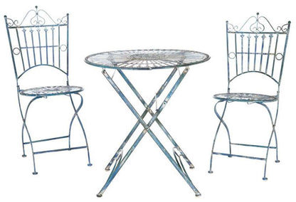 Safavieh - Belen Bistro Set - Mossy Blue  - PAT5020C veiw 1