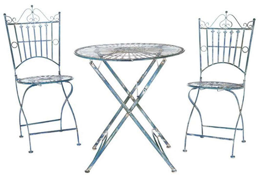 Safavieh - Belen Bistro Set - Mossy Blue  - PAT5020C veiw 1