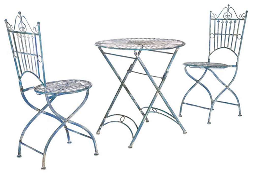 Safavieh - Belen Bistro Set - Mossy Blue  - PAT5020C veiw 3