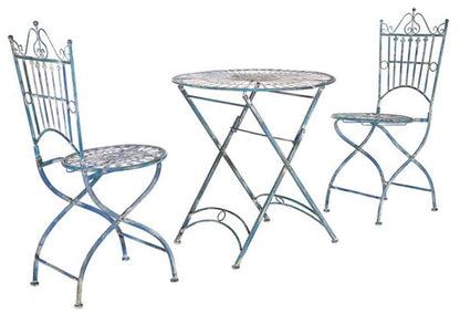 Safavieh - Belen Bistro Set - Mossy Blue  - PAT5020C veiw 3