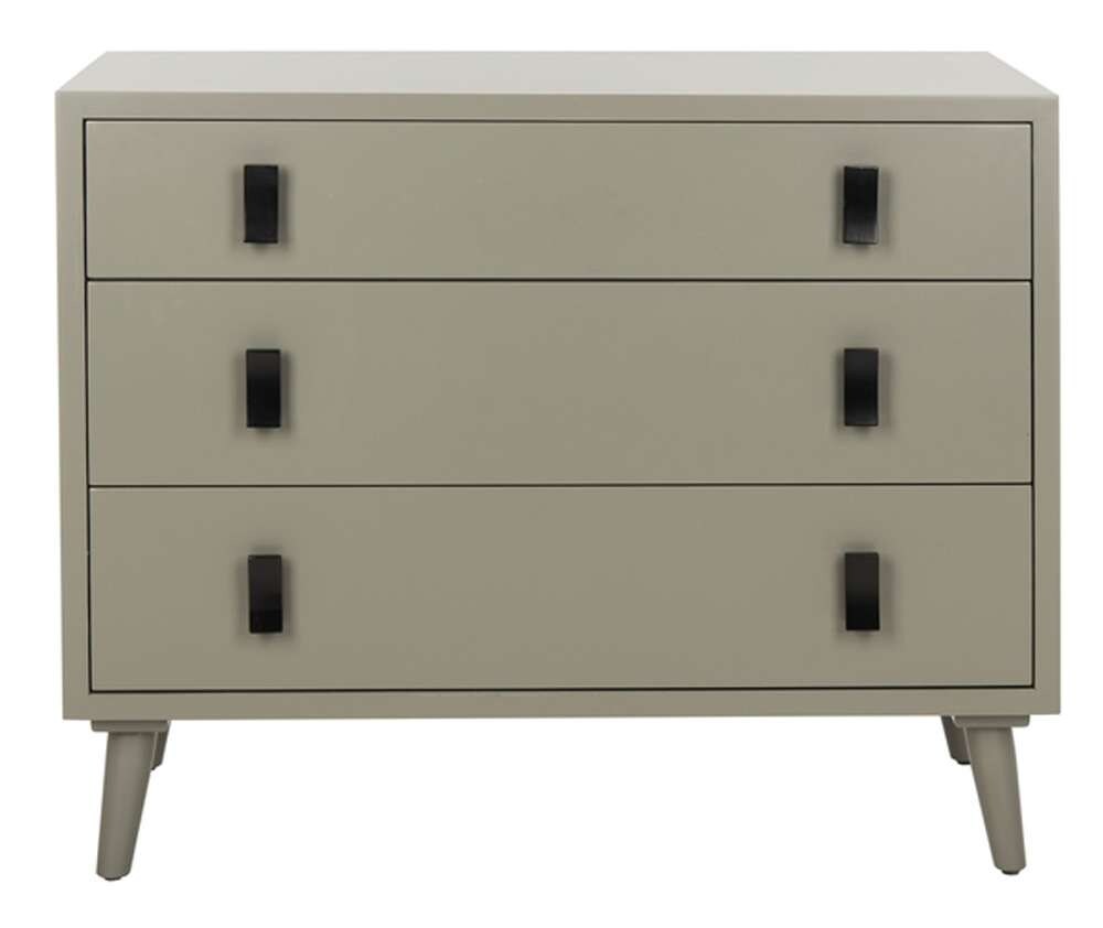 Safavieh - Blaize 3 Drawer Chest - Dark Grey - Black - CHS6601A veiw 1