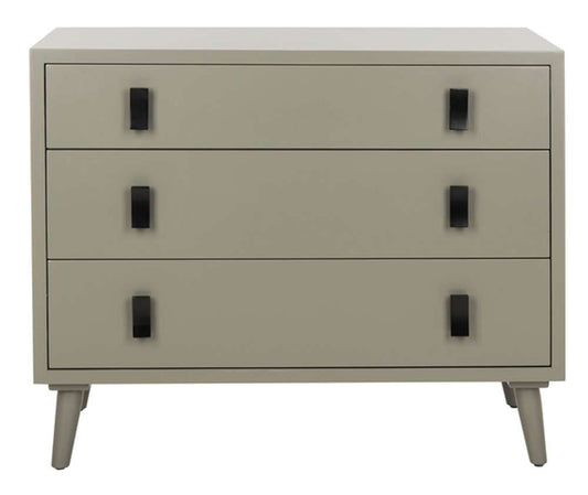 Safavieh - Blaize 3 Drawer Chest - Dark Grey - Black - CHS6601A veiw 1