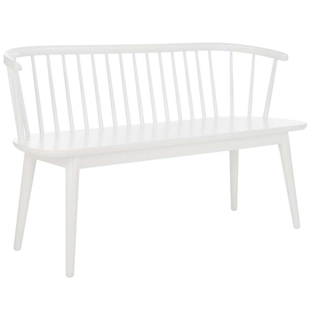 Safavieh - Blanchard Spindle Bench - White - BCH8500B veiw 3