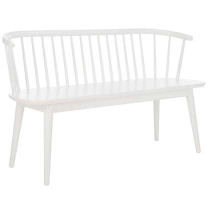 Safavieh - Blanchard Spindle Bench - White - BCH8500B veiw 3