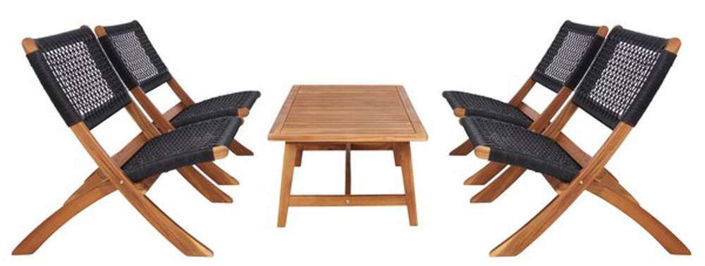 Safavieh - Blaze Living Set - Natural - Black - PAT7080E veiw 1