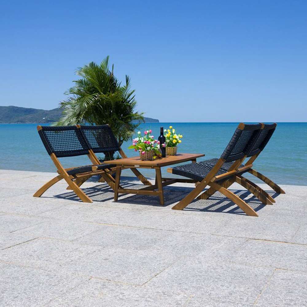 Safavieh - Blaze Living Set - Natural - Black - PAT7080E veiw 2