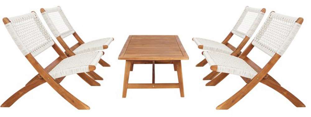 Safavieh - Blaze Living Set - Natural - White - PAT7080D veiw 1