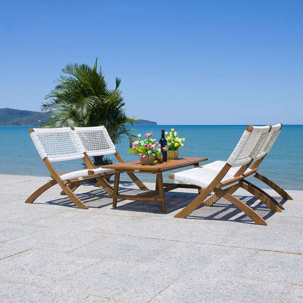 Safavieh - Blaze Living Set - Natural - White - PAT7080D veiw 2