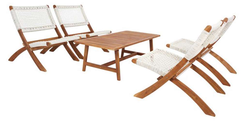 Safavieh - Blaze Living Set - Natural - White - PAT7080D veiw 4