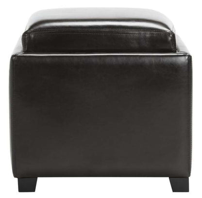 Safavieh - Bobbie Ottoman - Brown - HUD4006E veiw 2