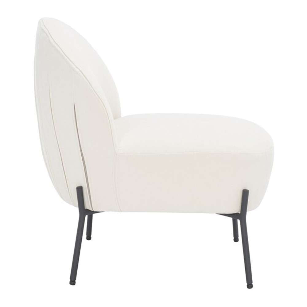 Safavieh - Brax Petite Slipper Chair - Creme - ACH5101A veiw 3