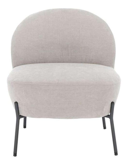 Safavieh - Brax Petite Slipper Chair - Light Grey - ACH5101B veiw 1